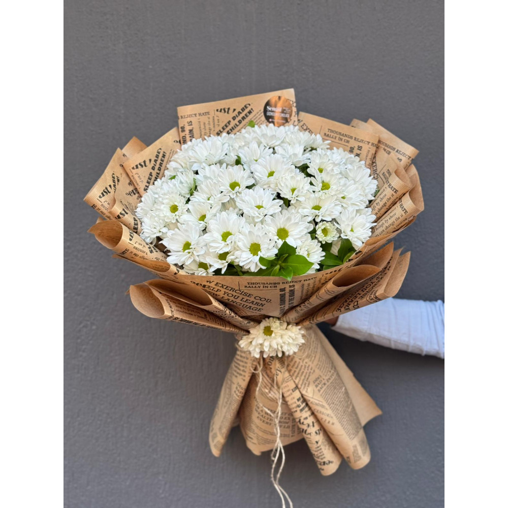 BEYAZ PAPATYA BUKETİ